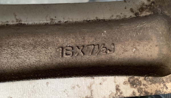 ล้อแม็ก 6รู139 Ford ขอบ 18 สภาพดี