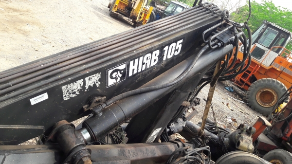 ขายเครนพับ HIAB 105-2 ขนาด 4.5 ตัน นำเข้า   โทร084-5424150 line id : rapinzat