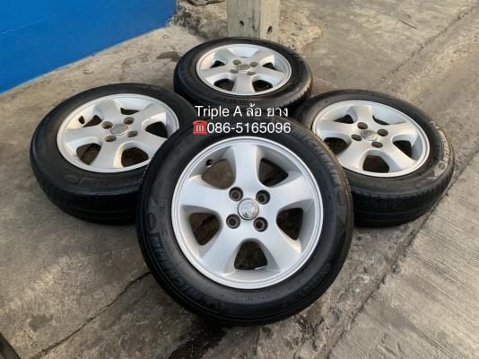 ล้อแม็ก Toyota Vios ขอบ 14 พร้อมยาง 175-65-14 Michelin
