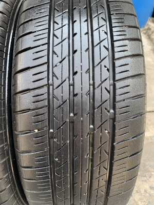 ล้อแม็ก Toyota Vios ตัวท็อป ขอบ 16 สีรมดำ พร้อมยาง 195-50-16 Bridgestone ปี14