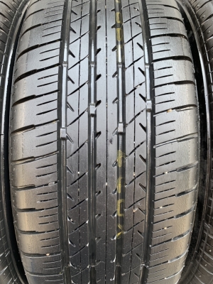 ล้อแม็ก Toyota Vios ตัวท็อป ขอบ 16 สีรมดำ พร้อมยาง 195-50-16 Bridgestone ปี14