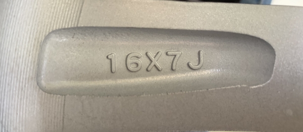 ล้อแม็กป้ายแดง 5รู114 Honda Civic FC 2019 ขอบ 16 สีเทากัน สวยกริ๊บ