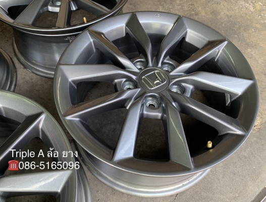 ล้อแม็กป้ายแดง 5รู114 Honda Civic FC 2019 ขอบ 16 สีเทากัน สวยกริ๊บ