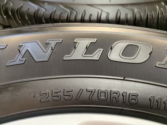 ล้อแม็ก 6รู114 Nissan Navara NP300 ขอบ 16 พร้อมยาง 255-70-16 Dunlop ปี 18 สภาพดี ดอกยางหนาปึก