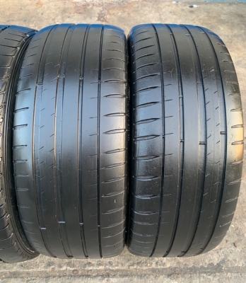 ล้อแม็ก Kranze 5รู100 ขอบ17 สีดำขอบเงา พร้อมยาง 215-45-17 ปี16