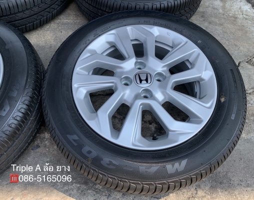 ล้อแม็กป้ายแดง Honda New JAZZ ขอบ 15 พร้อมยางใหม่ป้ายแดง 175-65-15 Maxxis ปลายปี 18 ใหม่ๆ สวยกริ๊บๆ