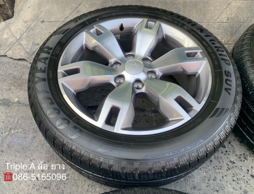 ล้อแม็ก Ford Everest ขอบ 20 พร้อมยาง 265-50-20 Goodyear ปลายปี 16 แม็กสวย ดอกยางหนา