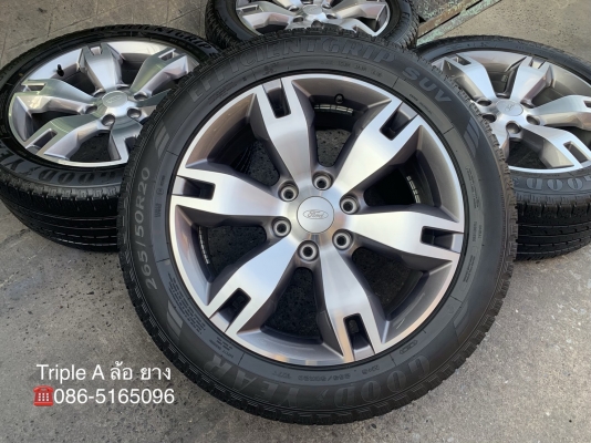 ล้อแม็ก Ford Everest ขอบ 20 พร้อมยาง 265-50-20 Goodyear ปลายปี 16 แม็กสวย ดอกยางหนา