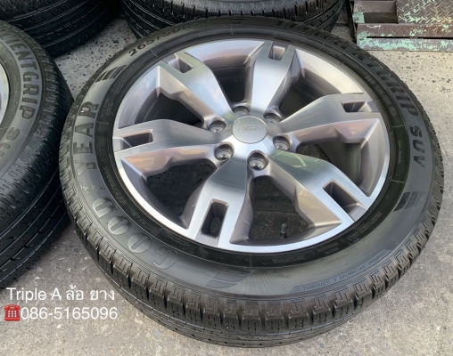 ล้อแม็ก Ford Everest ขอบ 20 พร้อมยาง 265-50-20 Goodyear ปลายปี 16 แม็กสวย ดอกยางหนา