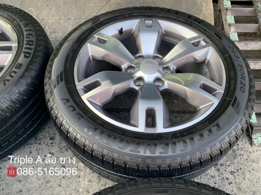 ล้อแม็ก Ford Everest ขอบ 20 พร้อมยาง 265-50-20 Goodyear ปลายปี 16 แม็กสวย ดอกยางหนา