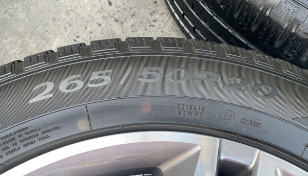 ล้อแม็ก Ford Everest ขอบ 20 พร้อมยาง 265-50-20 Goodyear ปลายปี 16 แม็กสวย ดอกยางหนา