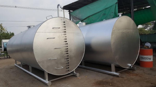 ถังเหล็กขนาด 20000 ลิตรเหล็กหนา 6 มิลตามรูป