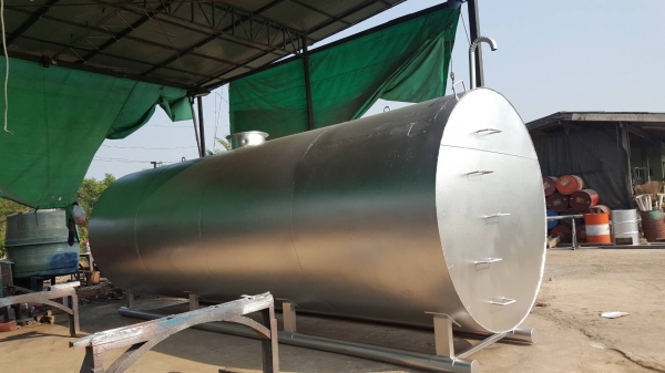 ถังเหล็กขนาด 20000 ลิตรเหล็กหนา 6 มิลตามรูป