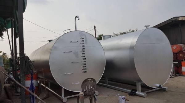 ถังเหล็กขนาด 20000 ลิตรเหล็กหนา 6 มิลตามรูป