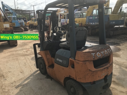 ขาย รถโฟล์คลิฟท์ TOYOTA 1 ตัน เสา 3 ม. รถเก่าญี่ปุ่นแท้