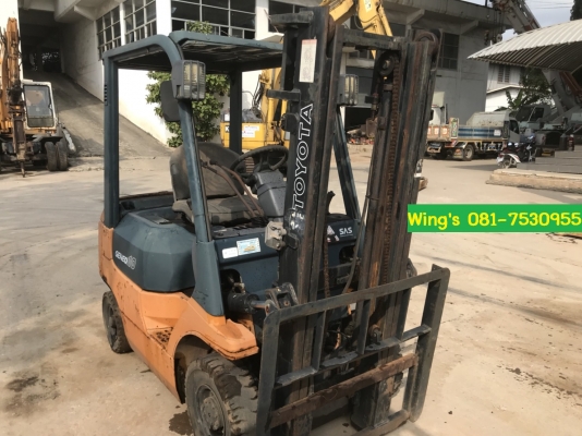 ขาย รถโฟล์คลิฟท์ TOYOTA 1 ตัน เสา 3 ม. รถเก่าญี่ปุ่นแท้