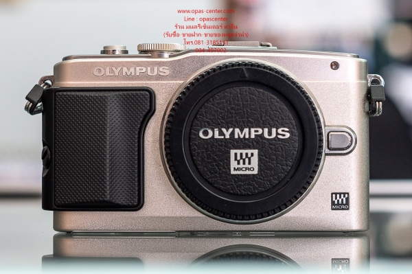 กล้อง Mirrorless OLYMPUS รุ่น E-PL5 LENS 14-42 MM. และ 40-150 MM ทีชาร์ท มีกระเป๋า สภาพใหม่