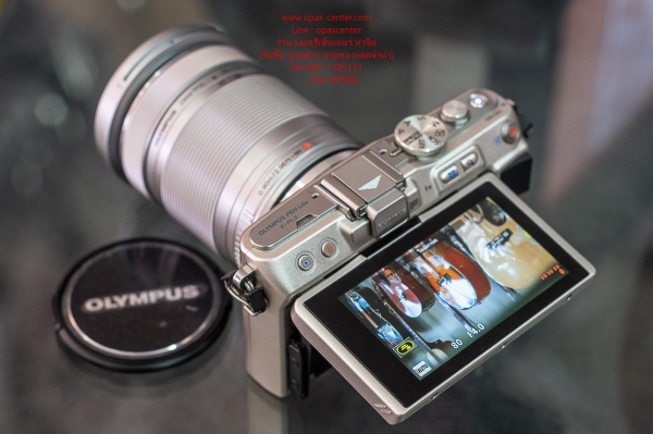 กล้อง Mirrorless OLYMPUS รุ่น E-PL5 LENS 14-42 MM. และ 40-150 MM ทีชาร์ท มีกระเป๋า สภาพใหม่