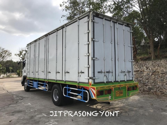 ขาย ISUZU DECA FTR 240 ปี 2554 ตู้ประตู 10 บานไม่มีเสากลาง ยาว 7.60 เมตร