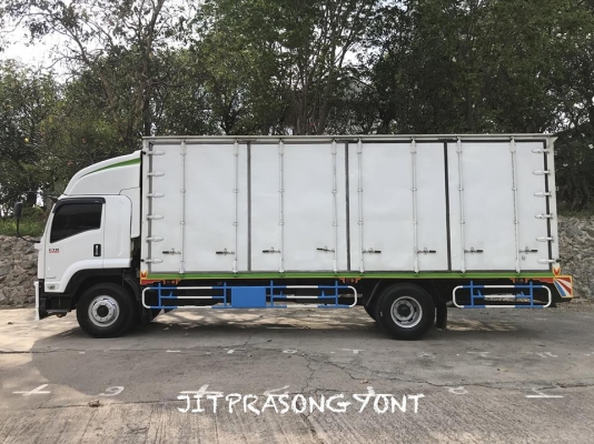 ขาย ISUZU DECA FTR 240 ปี 2554 ตู้ประตู 10 บานไม่มีเสากลาง ยาว 7.60 เมตร