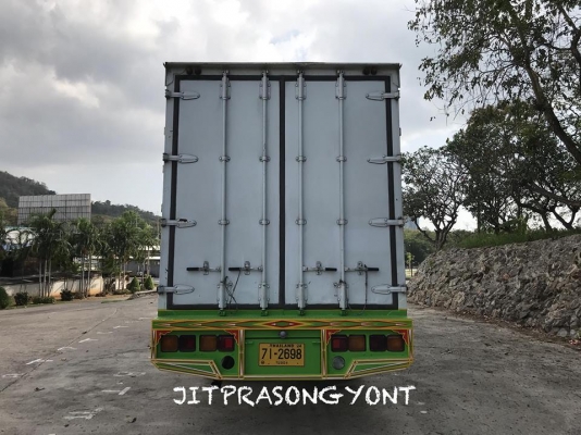 ขาย ISUZU DECA FTR 240 ปี 2554 ตู้ประตู 10 บานไม่มีเสากลาง ยาว 7.60 เมตร