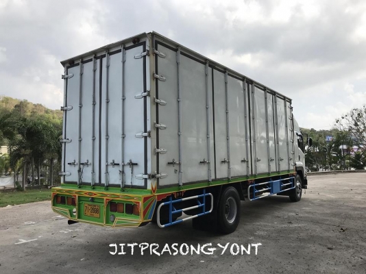 ขาย ISUZU DECA FTR 240 ปี 2554 ตู้ประตู 10 บานไม่มีเสากลาง ยาว 7.60 เมตร