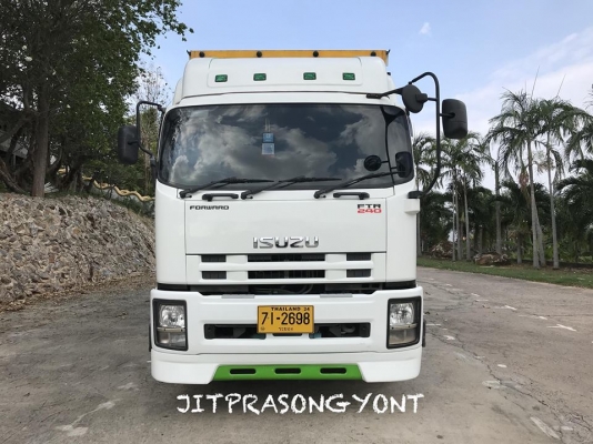 ขาย ISUZU DECA FTR 240 ปี 2554 ตู้ประตู 10 บานไม่มีเสากลาง ยาว 7.60 เมตร
