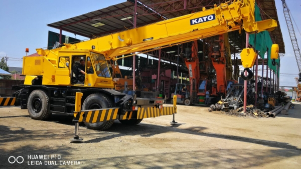 Kato KR25H-V / เครน 4 ล้อ สามปอกสี่ชัก ยกได้ 25 ตัน รถสวยเก่านอกไฟฟ้าตัดแต่ทำงานปกติ