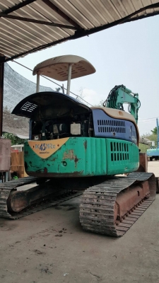 ขายรถขุดKomatsu PC45MR-1 เครื่องยนต์โคมัสสุ 4D84E-3E ขนาด 4 สูบ คอนโทรล(สั้น)น้ำมัน ปั๊มนิ้ว แทรคเหล็ก มีลายหัวเจาะ รถเดิมๆเก่านอก มีเอกสาร