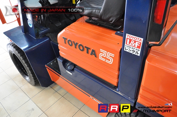 ขายรถโฟล์คลิฟท์มือสอง TOYOTA รุ่น 5FD25-54260 นำเข้าจากประเทศญี่ปุ่น 100\% ไม่เคยใช้งานในไทย ขายรถโฟล์คลิฟท์มือสอง TOYOTA รุ่น 5FD25-54260 นำเข้าจากประเทศญี่ปุ่น 100\% ไม่เคยใช้งานในไทย