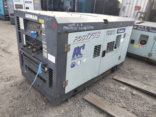 PDS175SC - เครื่องปั๊มลม Airman ขนาด 7bar 175cfm. เครื่องยนต์ ดีเซล 4สูบ by OEK 098-5625920