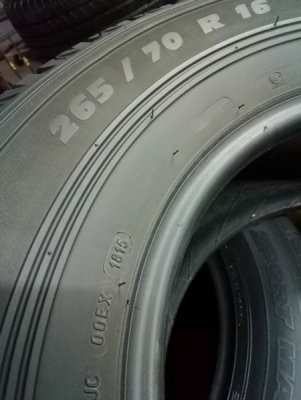 ยาง michelin 265/70/r16 ปี15 1ชุด4เส้น