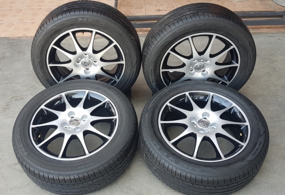 ขายล้อTOYOTA ขอบ16 4รู100 ยางปี17  4 ล้อ