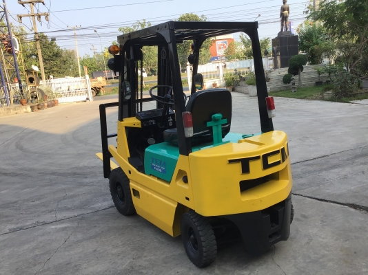 ขายโฟล์คลิฟท์ TCM 1.5ตัน เครื่องยนต์เบนซิน เสายกสูงสุด3เมตร สภาพพร้อมใช้ นำเข้าจากญี่ปุ่น