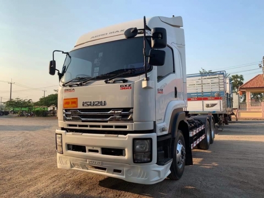 Isuzu 360 แรง ปี 57 สิบล้อหัวลาก สวยเดิมพร้อมใช้งาน ทะเบียนพร้อมโอน