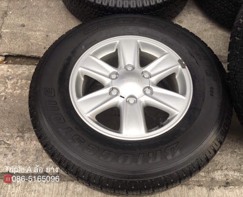 ล้อแม็ก ISUZU D-Max All New ขอบ 16 พร้อมยาง 245-70-16 Bridgestone แม็กไม่ดุ้ง ไม่คด ดอกยางหนา