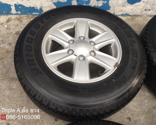 ล้อแม็ก ISUZU D-Max All New ขอบ 16 พร้อมยาง 245-70-16 Bridgestone แม็กไม่ดุ้ง ไม่คด ดอกยางหนา