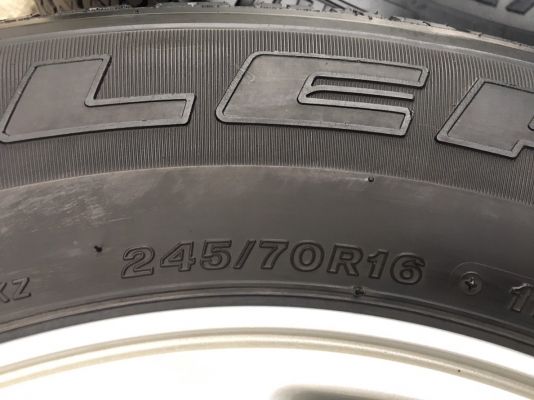 ล้อแม็ก ISUZU D-Max All New ขอบ 16 พร้อมยาง 245-70-16 Bridgestone แม็กไม่ดุ้ง ไม่คด ดอกยางหนา