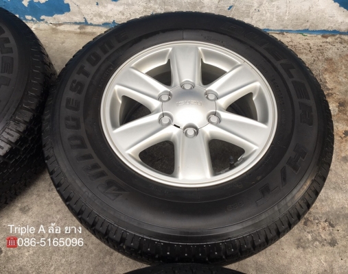 ล้อแม็ก ISUZU D-Max All New ขอบ 16 พร้อมยาง 245-70-16 Bridgestone แม็กไม่ดุ้ง ไม่คด ดอกยางหนา