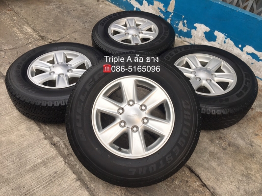 ล้อแม็ก ISUZU D-Max All New ขอบ 16 พร้อมยาง 245-70-16 Bridgestone แม็กไม่ดุ้ง ไม่คด ดอกยางหนา