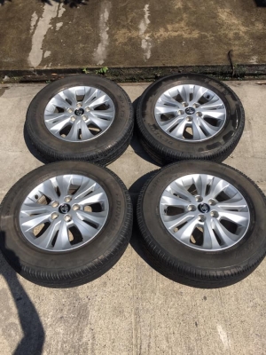 ล้อรีโว่16+ยาง215/65/16ปี15 ล้อสวยยางดอกดี  #ชุด6500บ.โทร0879050181.จัดส่งได้ทั่วไทย