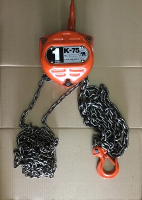 รอกโซ่ Elephant ช้าง K-75 ขนาด 1 ตัน รอกโซ่ Elephant ช้าง K-75 ขนาด 1 ตัน