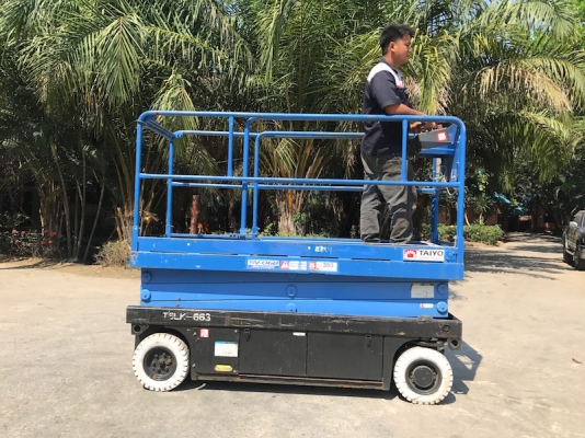 ขายรถกระเช้า AICHI SV06B ไฟฟ้า สูง6เมตร สวยเดิมจากญี่ปุ่นยังไม่เคยใช้ในไทย 95,000เท่านั้น