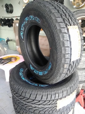 ยางไทยกระบะสายลุย 265 70 16 ตัวหนังสือขาว ดอกยางสวย