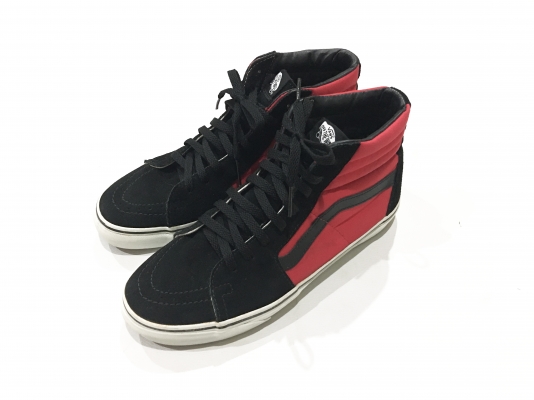 Vans SK8 hi Red/Black Size 9 (กล่องครบ)