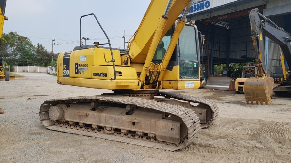 ขายรถแบคโฮ KOMATSU PC200-7 ซีเรียลสูง ใช้งาน 12,698 ชั่วโมง สภาพนางฟ้า รถบริษัท ใช้งานโครงการวางท่อก๊าซ รถใช้น้อย รันชั่วโมง
