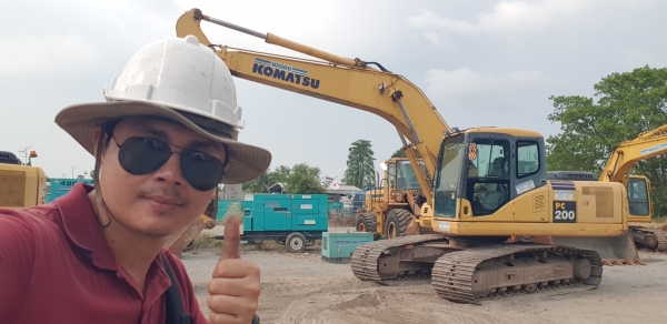 ขายรถแบคโฮ KOMATSU PC200-7 ซีเรียลสูง ใช้งาน 12,698 ชั่วโมง สภาพนางฟ้า รถบริษัท ใช้งานโครงการวางท่อก๊าซ รถใช้น้อย รันชั่วโมง