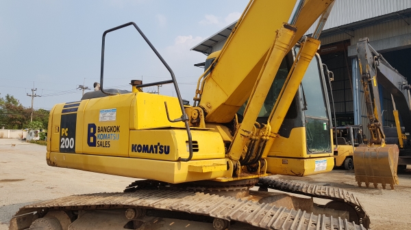 ขายรถแบคโฮ KOMATSU PC200-7 ซีเรียลสูง ใช้งาน 12,698 ชั่วโมง สภาพนางฟ้า รถบริษัท ใช้งานโครงการวางท่อก๊าซ รถใช้น้อย รันชั่วโมง