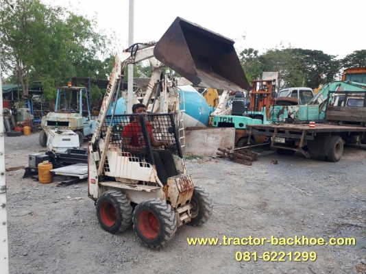 ขายถูกครับ รถตักล้อยาง BOBCAT ยี่ห้อ TCM เก่าญี่ปุ่น พร้อมใช้ ราคา 98,000 -