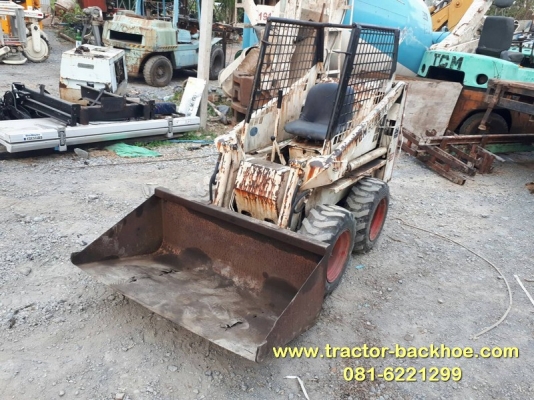 ขายถูกครับ รถตักล้อยาง BOBCAT ยี่ห้อ TCM เก่าญี่ปุ่น พร้อมใช้ ราคา 98,000 -